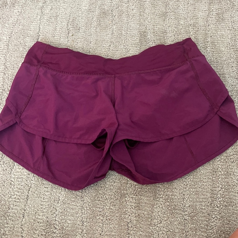 lululemon speed shorts